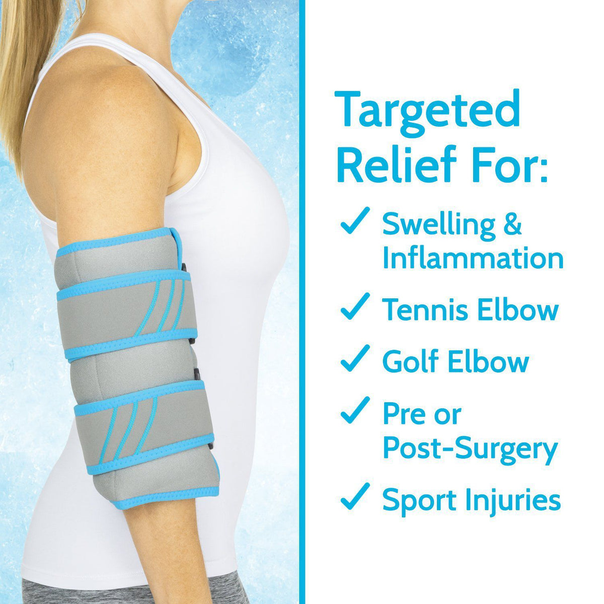 Elbow Ice Wrap, Versatile Compression